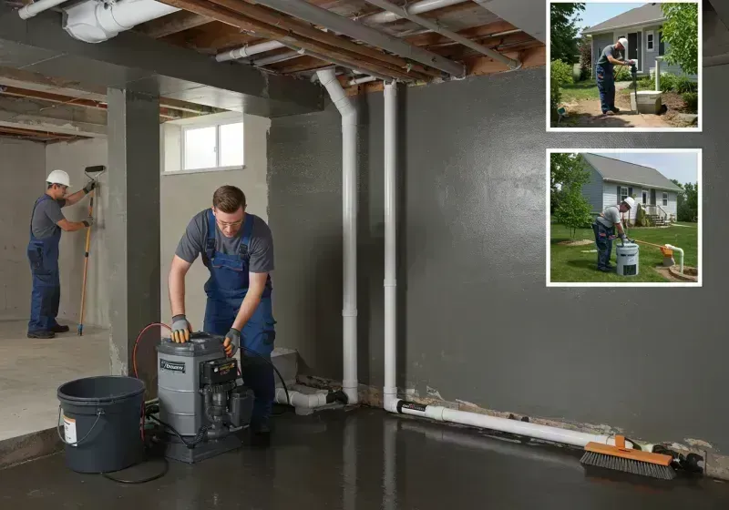 Basement Waterproofing and Flood Prevention process in Charter Oak, CA